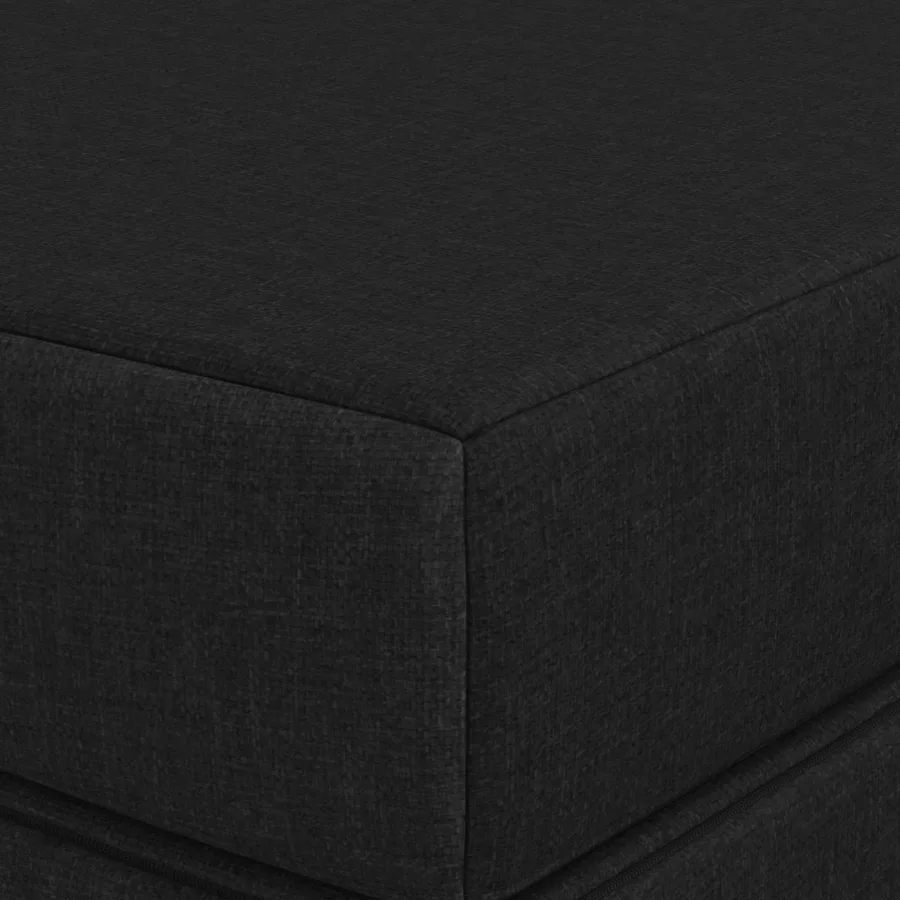 Canapé-lit pliable 160 x 67 x 45 cm Noir - 6