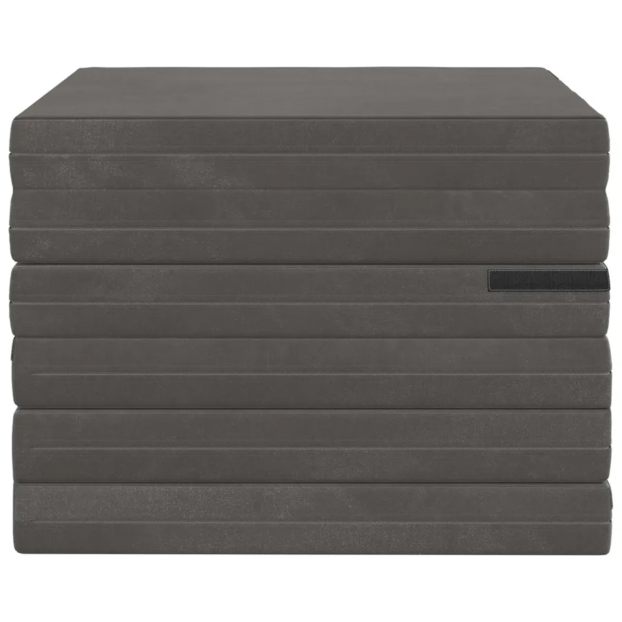 Canapé-lit pliable 140 x 67 x 45 cm Gris foncé - 5