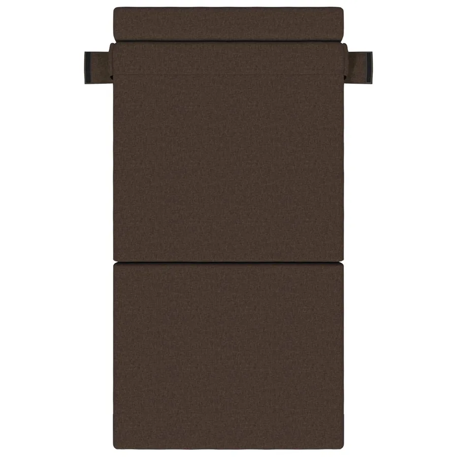 Canapé-lit pliable Taupe 70 x 80 x 60 cm Tissu - 3