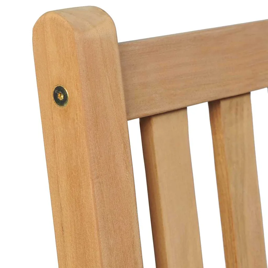 Chaises de jardin lot de 8 avec coussins anthracite Bois teck - 4
