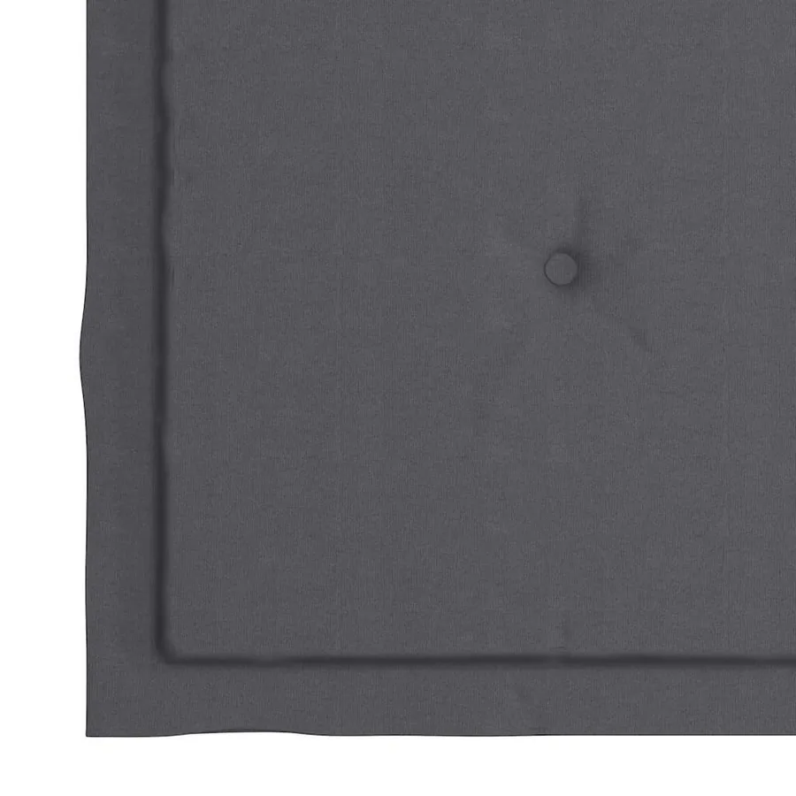 Chaises de jardin lot de 8 avec coussins anthracite Bois teck - 8