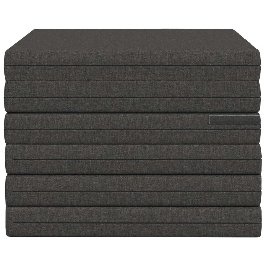 Canapé-lit pliable 140 x 67 x 45 cm Gris foncé - 5