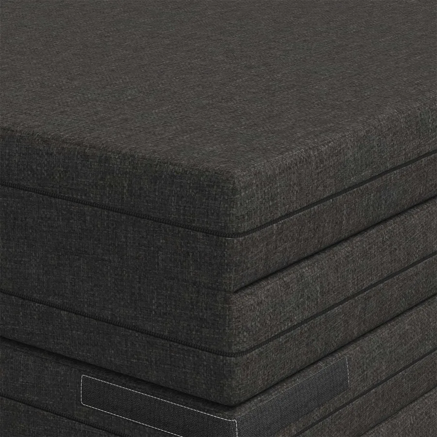 Canapé-lit pliable 140 x 67 x 45 cm Gris foncé - 7