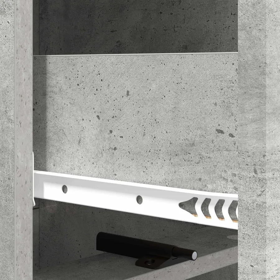 Armoire à tiroirs Gris béton 33 x 34,5 x 92 cm - 10