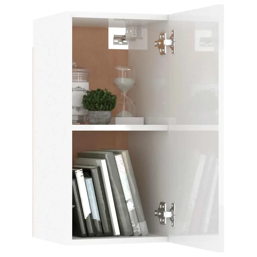 Ensemble de meubles TV 8 pcs Blanc Bois d'ingénierie - 5