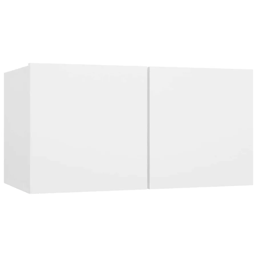 Ensemble de meubles TV 8 pcs Blanc Bois d'ingénierie - 6