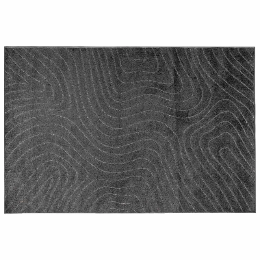 Tapis de surface PALMERAS Anthracite 280 x 200 cm Polyester - 2