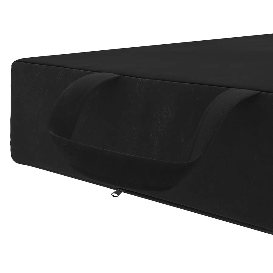 Canapé-lit pliable 75 x 63 x 45 cm Noir - 7