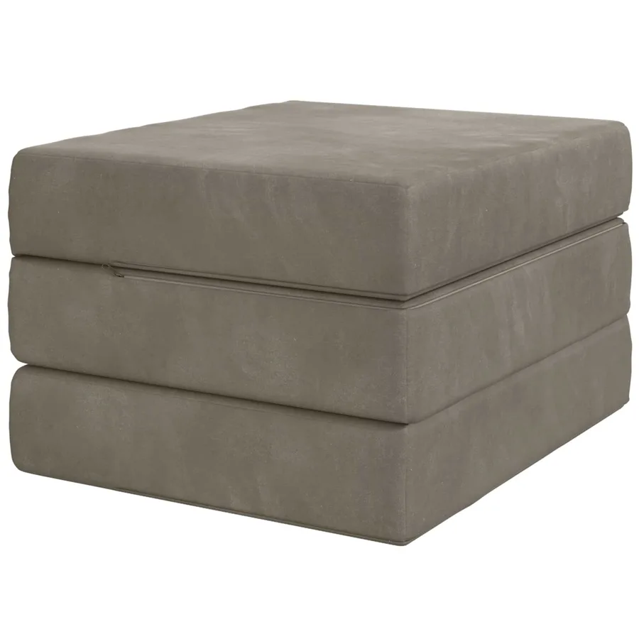 Canapé-lit pliable 90 x 67 x 45 cm Gris clair - 5