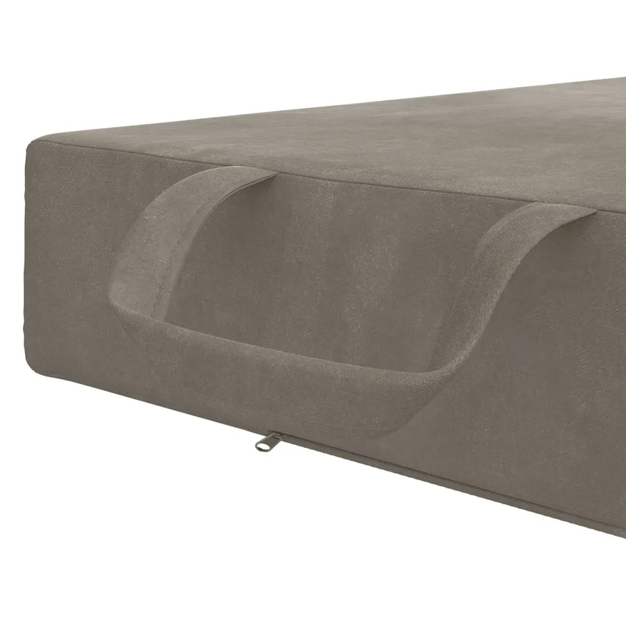 Canapé-lit pliable 90 x 67 x 45 cm Gris clair - 7