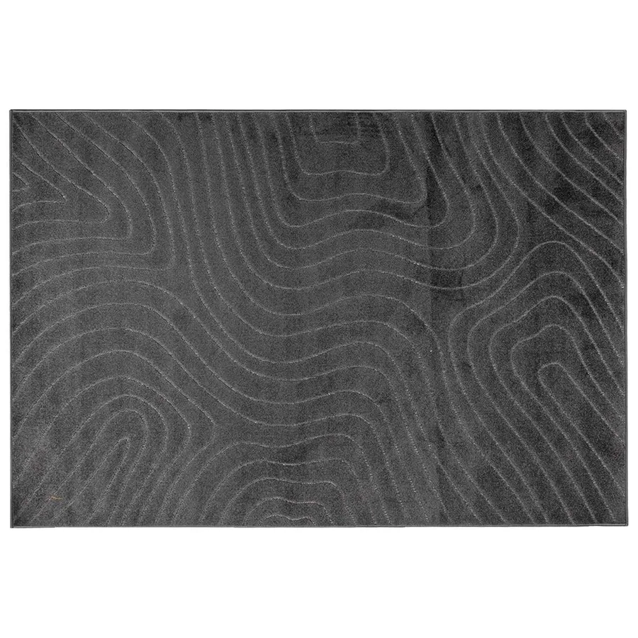 Tapis de surface PALMERAS Anthracite 200 x 140 cm Polyester - 2