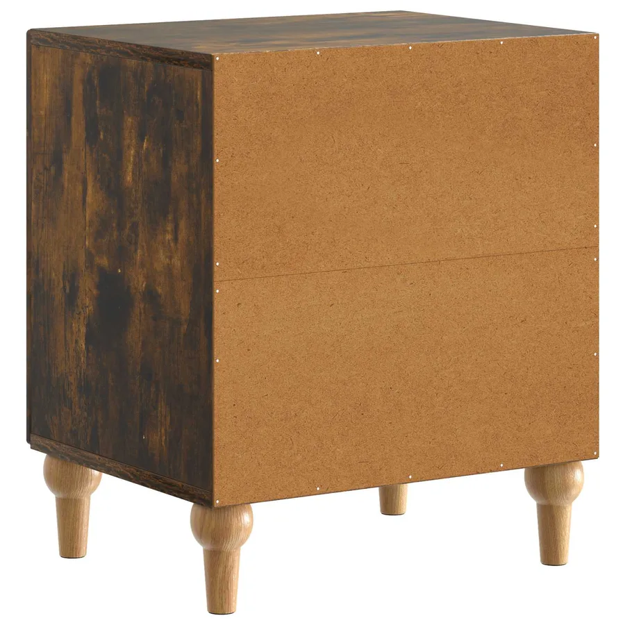 Cabinet de chevet 2 pcs Chêne fumé 43 x 34,5 x 50 cm - 9
