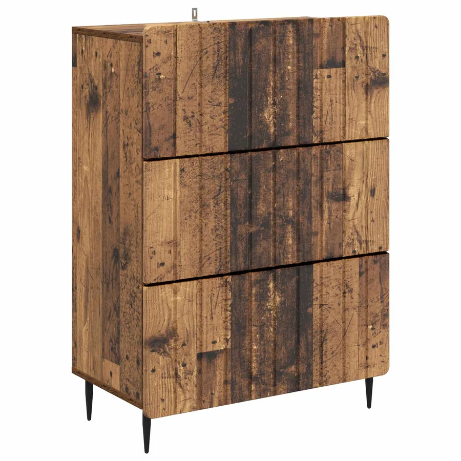 Armoire à tiroirs Bois ancien 66 x 34,5 x 92 cm - 2