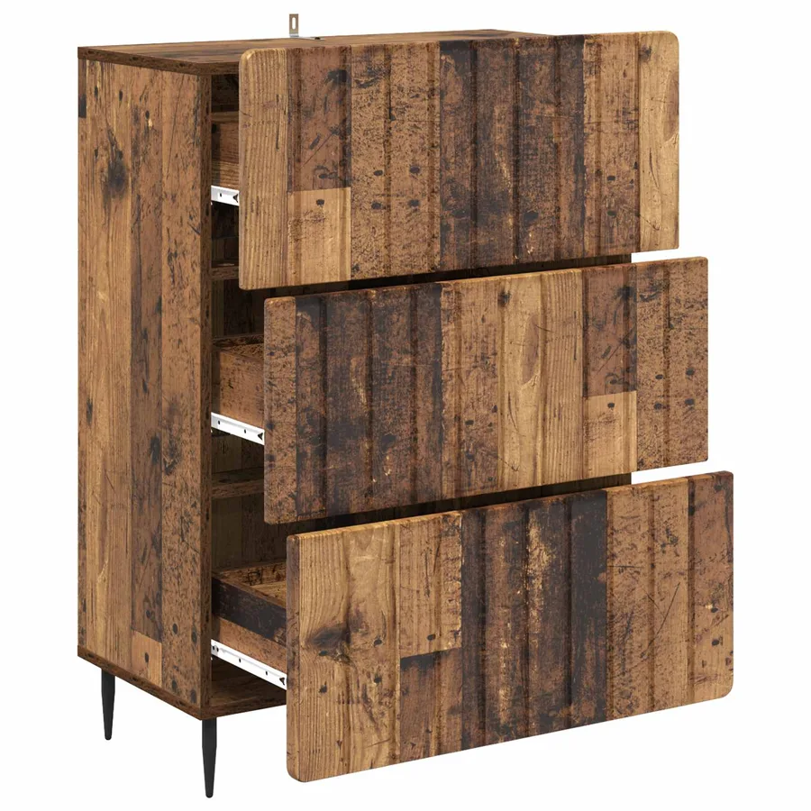 Armoire à tiroirs Bois ancien 66 x 34,5 x 92 cm - 5