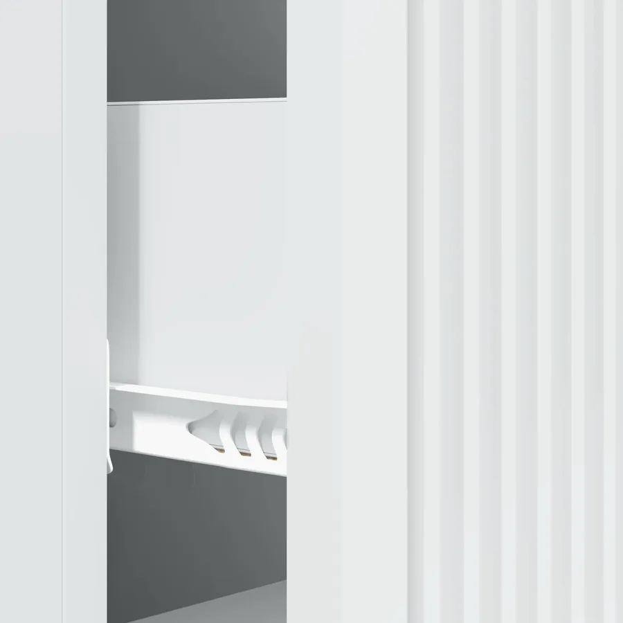 Armoire à tiroirs Blanc 33 x 34,5 x 90 cm Bois d'ingénierie - 8