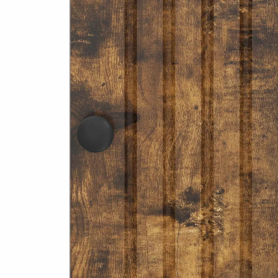 Buffet Chêne fumé 33 x 34,5 x 90 cm Bois d'ingénierie - 10