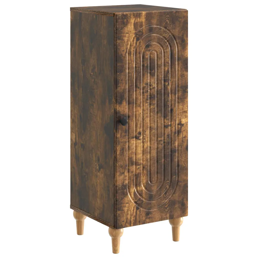 Buffet Chêne fumé 33 x 34,5 x 90 cm Bois d'ingénierie - 2
