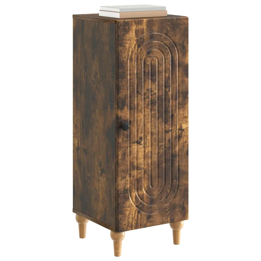 Buffet Chêne fumé 33 x 34,5 x 90 cm Bois d'ingénierie - 3