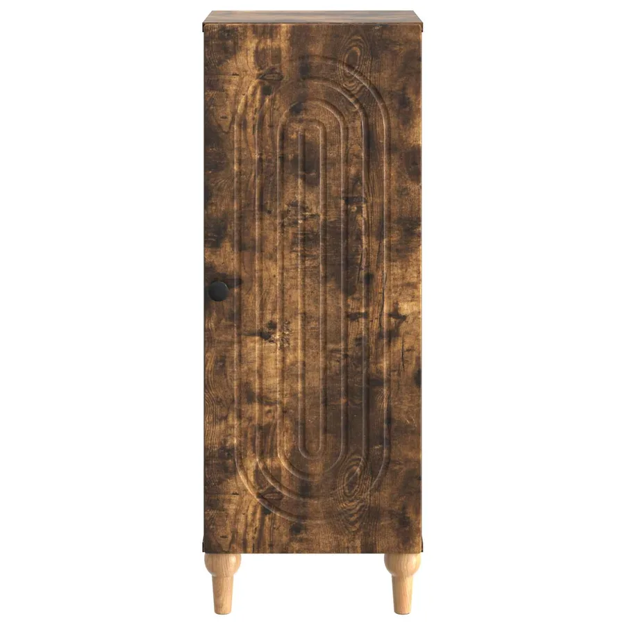 Buffet Chêne fumé 33 x 34,5 x 90 cm Bois d'ingénierie - 6