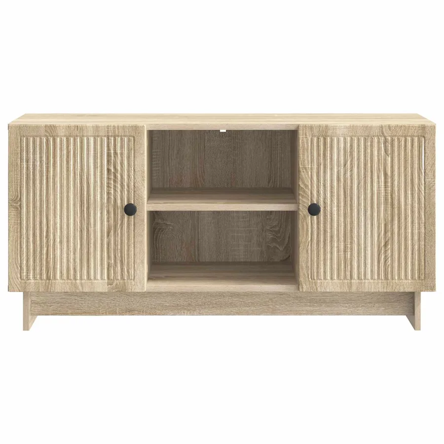 Meuble TV 102 x 34,5 x 50 cm Chêne Sonoma Bois d'ingénierie - 6