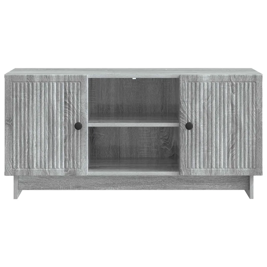 Meuble TV 102 x 34,5 x 50 cm Sonoma gris Bois d'ingénierie - 6