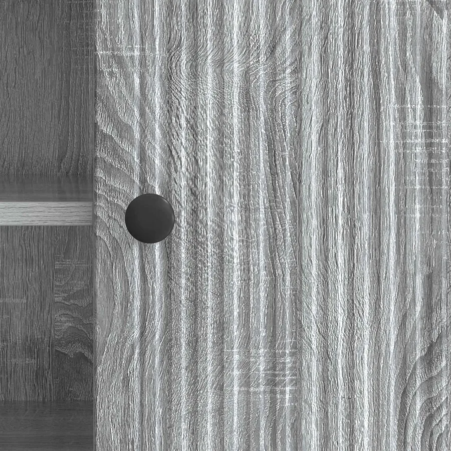 Meuble TV 102 x 34,5 x 50 cm Sonoma gris Bois d'ingénierie - 8