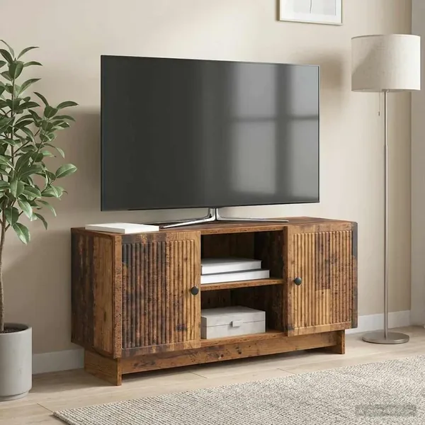 Meuble TV 102 x 34,5 x 50 cm Bois ancien Bois d'ingénierie