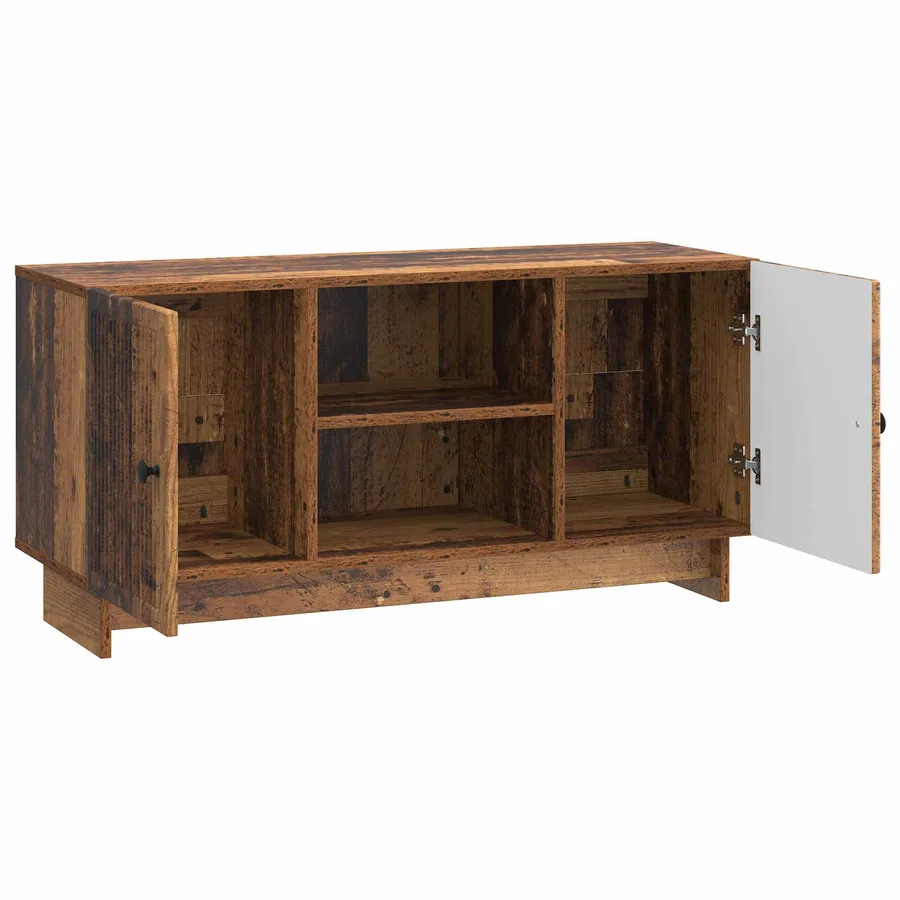 Meuble TV 102 x 34,5 x 50 cm Bois ancien Bois d'ingénierie - 5