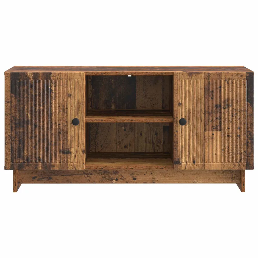 Meuble TV 102 x 34,5 x 50 cm Bois ancien Bois d'ingénierie - 6