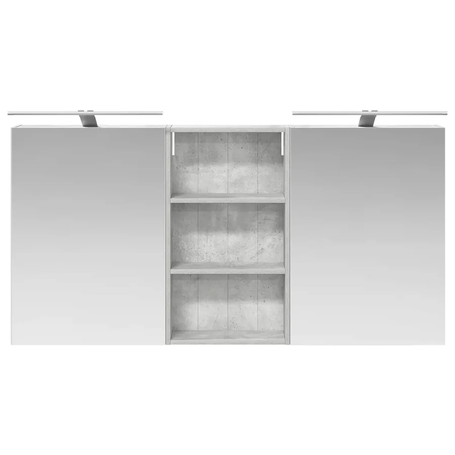 Ensemble de Meubles de Salle de Bain 3 pcs 140 x 14,5 x 70 cm - 6