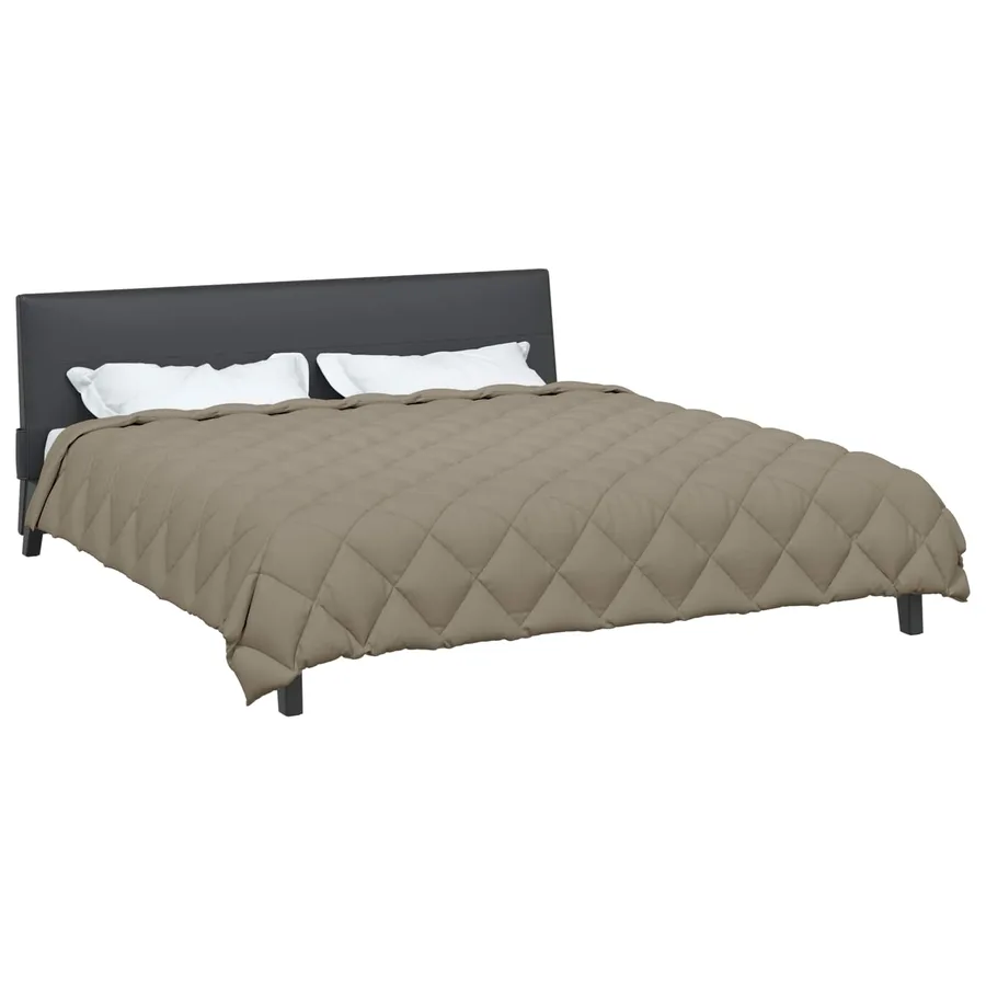 Duvet d'hiver Gris clair 200 x 240 cm Microfibre - 3