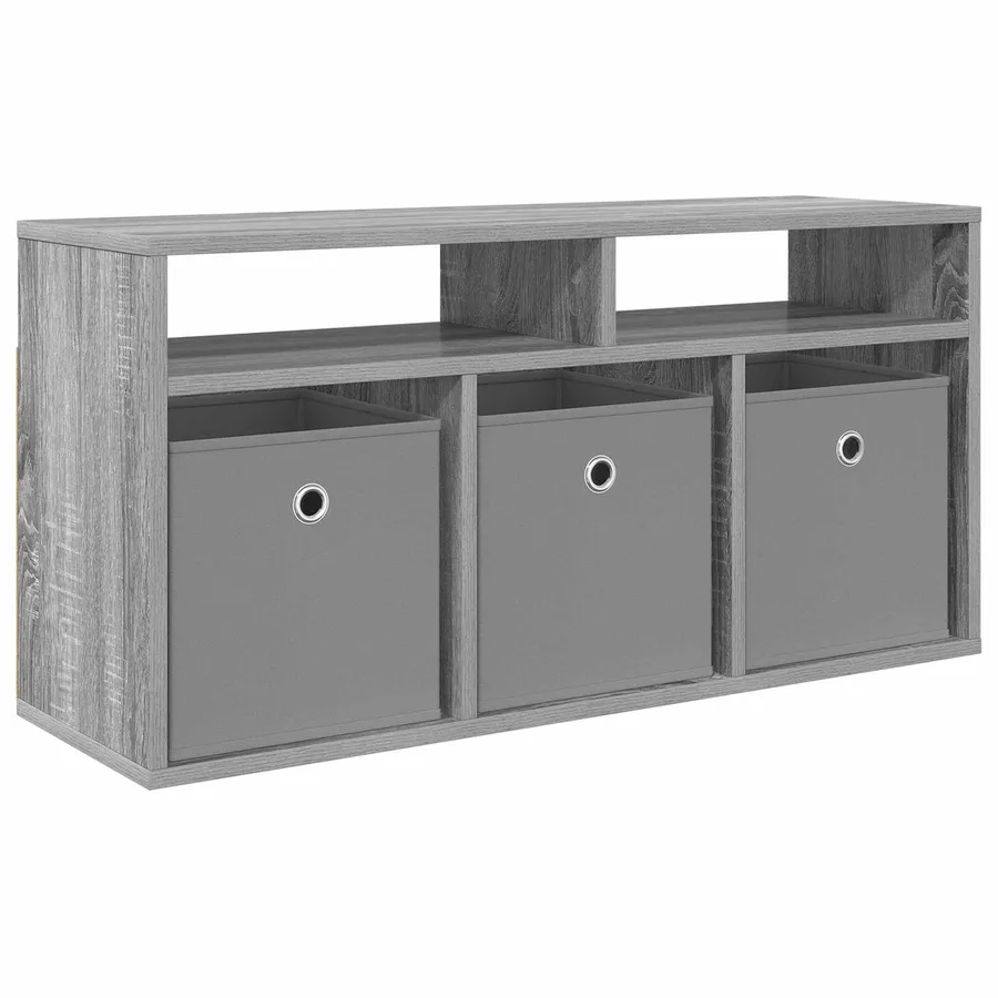 Basboard avec tiroir Gris Sonoma 87 x 27,5 x 43 cm - 2