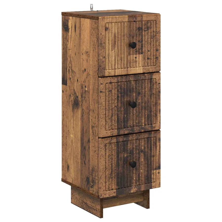 Armoire à tiroirs Bois ancien 33 x 34,5 x 90 cm - 2