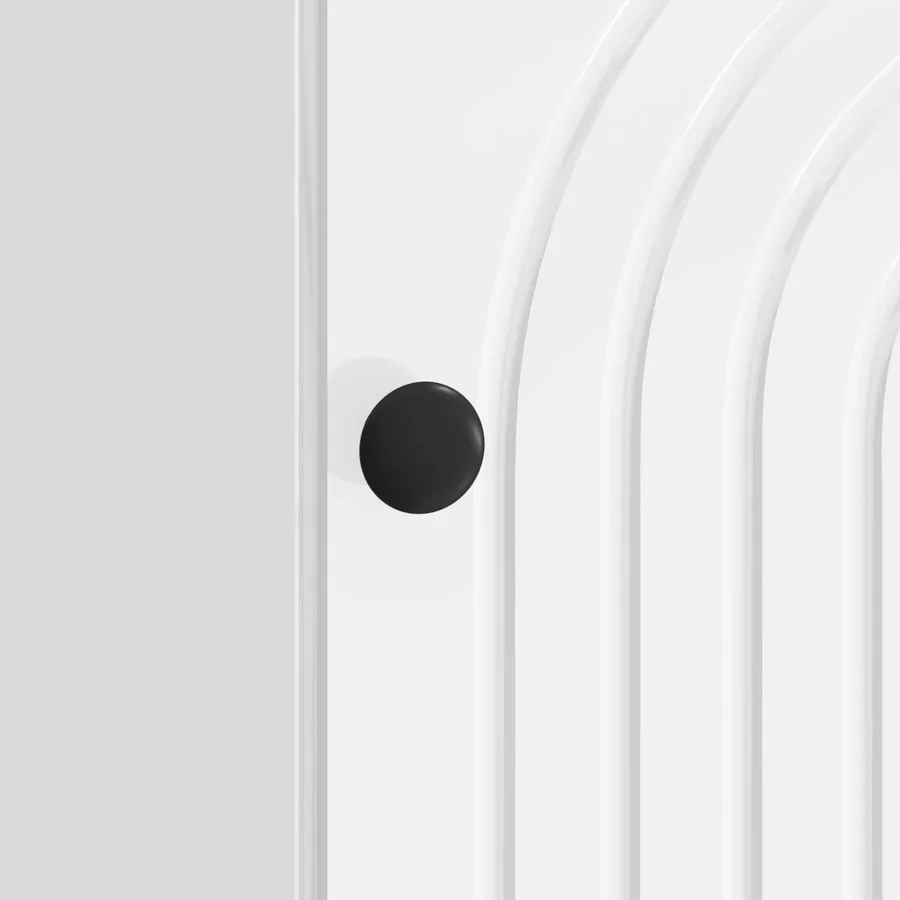 Cabinet de chevet 2 pcs Blanc brillant 43 x 34,5 x 50 cm - 10