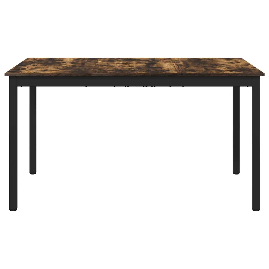 Table de salle à manger / Table de repas 140 x 80 x 75 cm MÉTAL - 5
