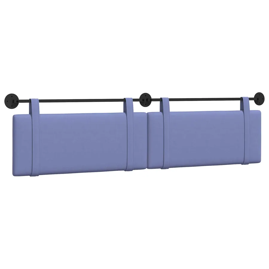 Tête de lit suspendue Bleu denim Tissu - 2
