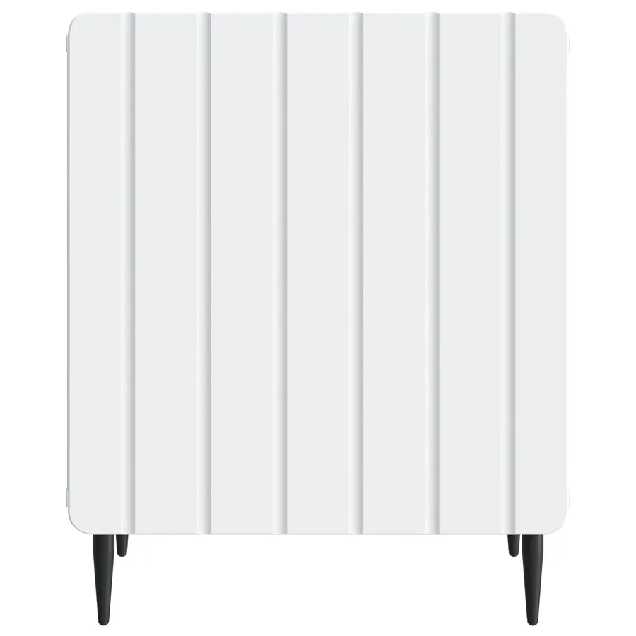 Cabinet de chevet 2 pcs Blanc 43 x 34,5 x 52 cm - 7