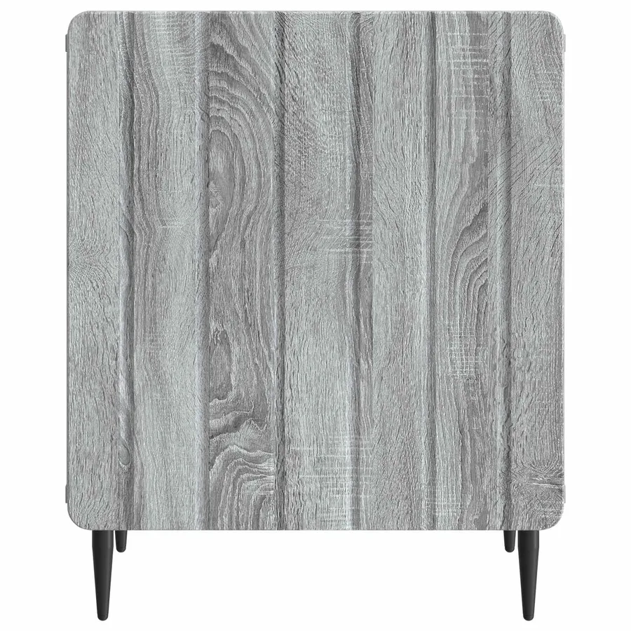 Cabinet de chevet 2 pcs Sonoma gris 43 x 34,5 x 52 cm - 7