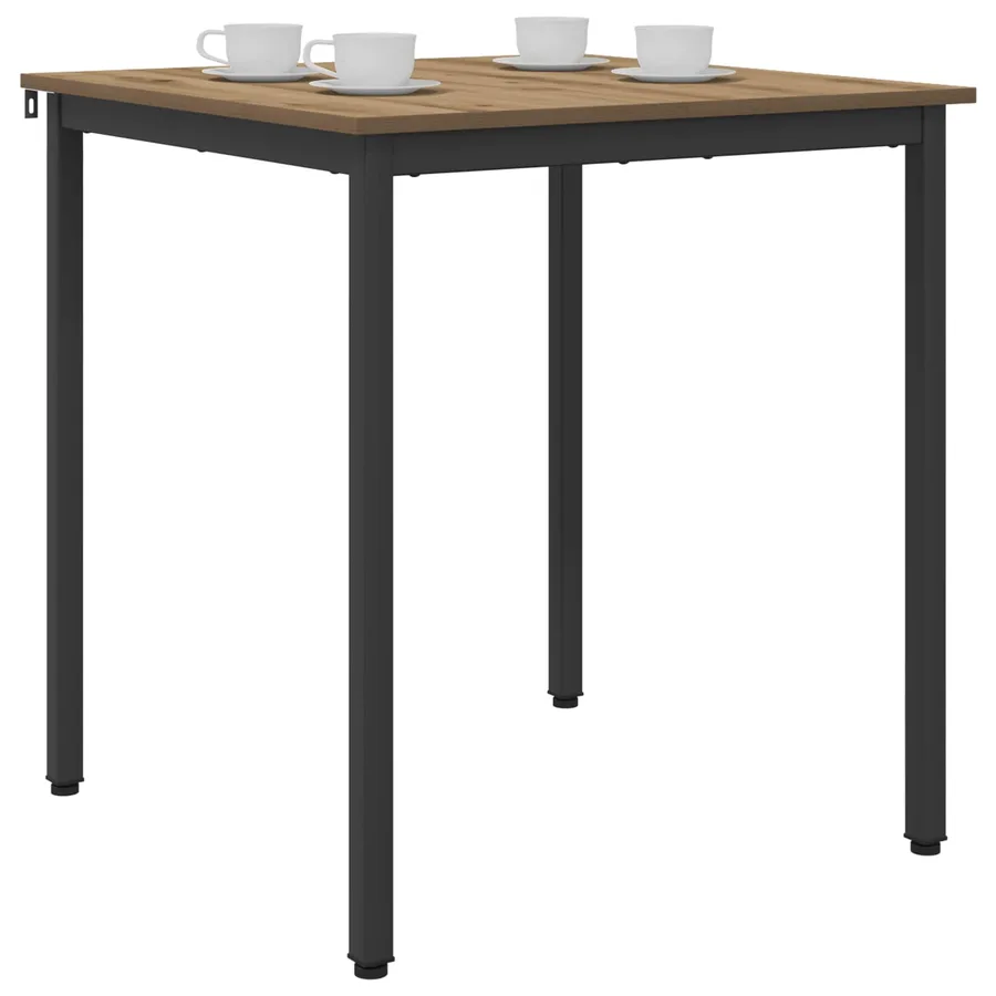 Table de salle à manger / Table de repas 70 x 70 x 75 cm MÉTAL - 3