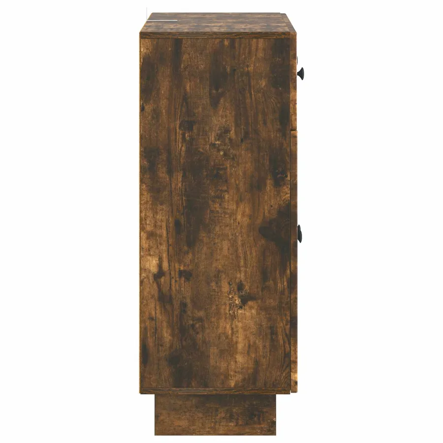 Buffet Chêne fumé 66 x 34,5 x 90 cm Bois d'ingénierie - 7