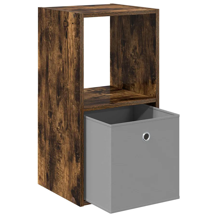 Table de chevet Chêne fumé 35 x 32 x 68,5 cm Bois d'ingénierie - 5