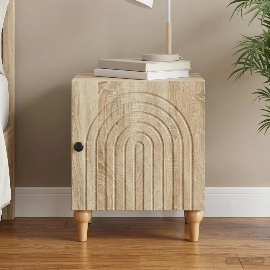 Cabinet de chevet Chêne Sonoma 43 x 34,5 x 50 cm