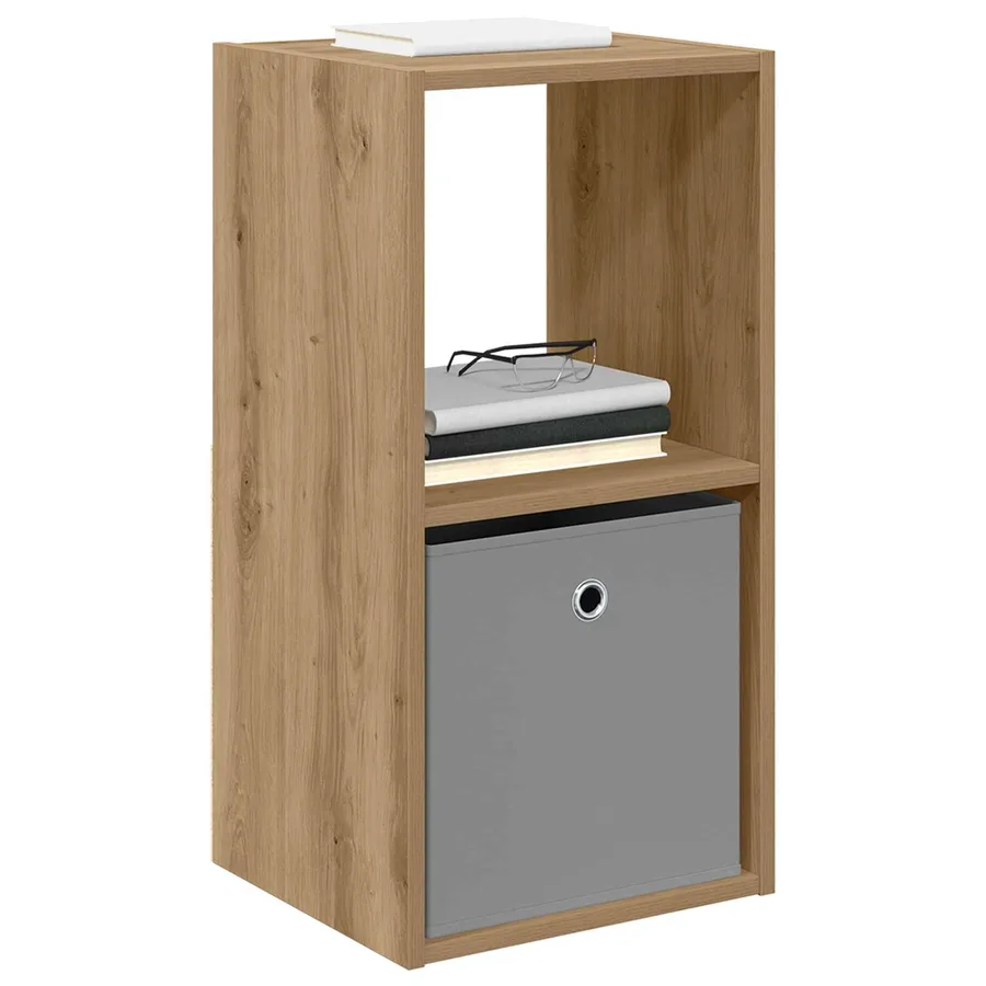 Table de chevet 2 pc Chêne artisanal 35 x 32 x 68,5 cm - 3