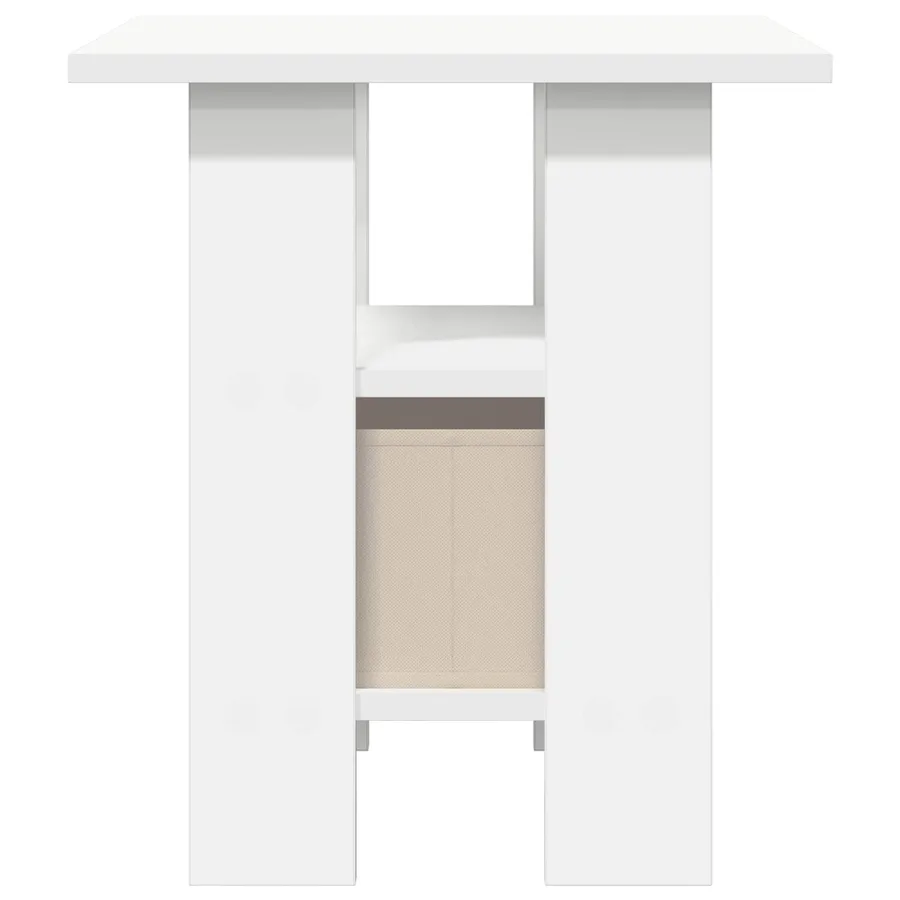 Table de chevet 2 pcs Blanc 41 x 40 x 45 cm Bois d'ingénierie - 7
