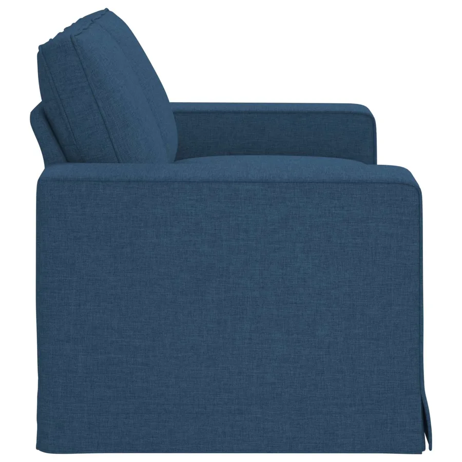 Canapé Bleu 162 x 80 x 82 cm tissu - 5