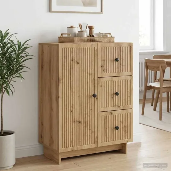 Buffet Chêne artisanal 66 x 34,5 x 90 cm Bois d'ingénierie