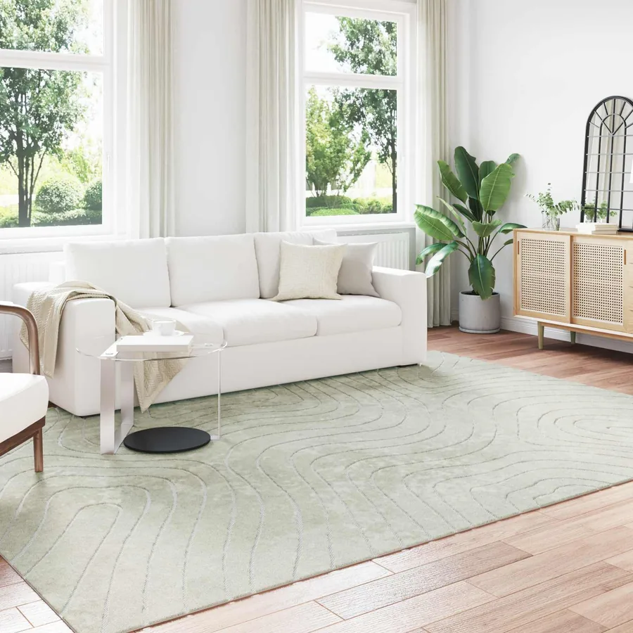 Tapis de surface PALMERAS Vert 200 x 280 cm Polyester