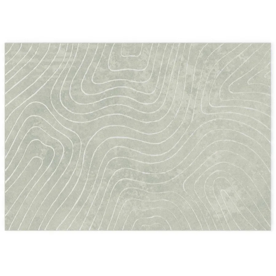 Tapis de surface PALMERAS Vert 200 x 280 cm Polyester - 2