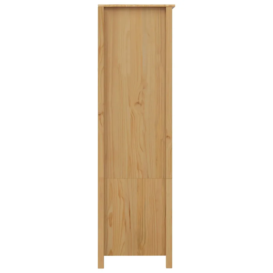 Armoire HILL Marron miel 84 x 50 x 170 cm Pin massif - 6