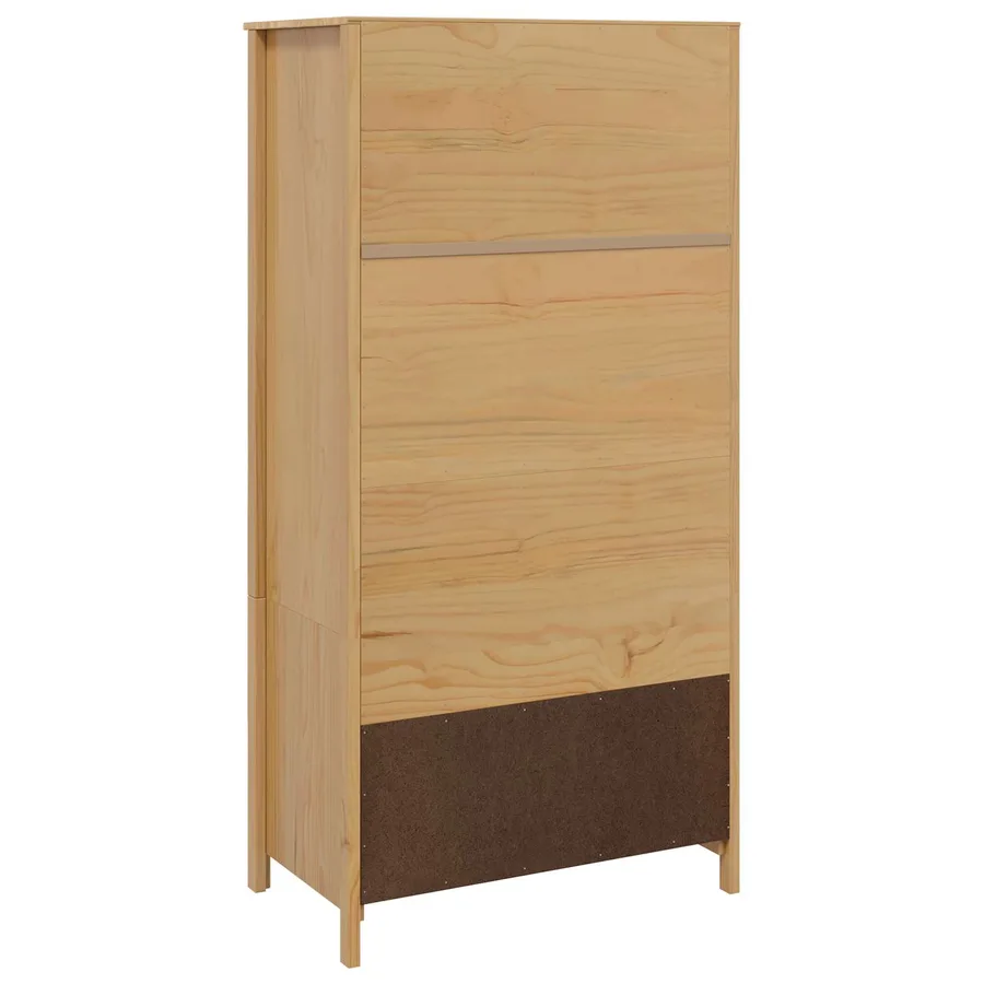 Armoire HILL Marron miel 84 x 50 x 170 cm Pin massif - 7